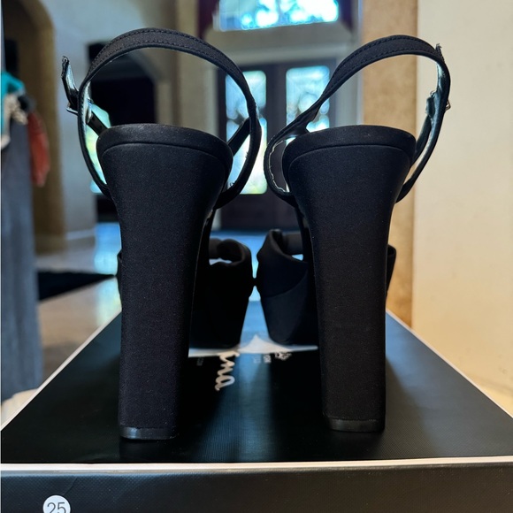 NEW NINA STILETTO BLOCK-HEEL PLATFORM SANDAL SIZE 10 - Picture 5 of 6